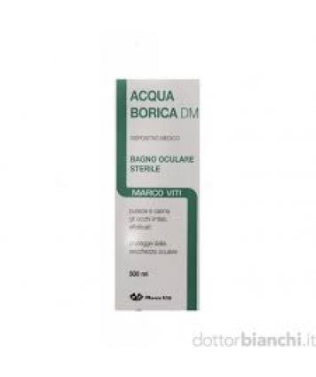 ACQUA BORICA BAGNO OCULARE STERILE 500ML VITI