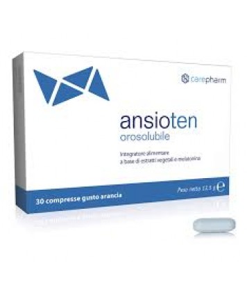 CAREPHARM ANSIOTEN OROSOLUBILE 30 COMPRESSE