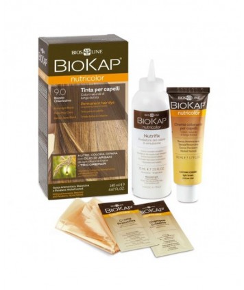 BIOS LINE BIOKAP NUTRICOLOR TINTURA PER CAPELLI 9,0 BIONDO CHIARISSIMO 140ML