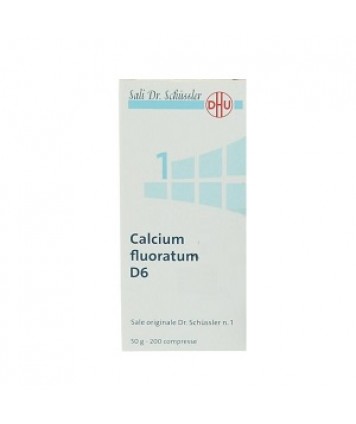 SCHWABE PHARMA CALCIUM FLUORATUM 1 D6 SALE DI SCHLUSSER 50G COMPRESSE