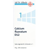 SCHWABE PHARMA CALCIUM FLUORATUM SALE DI SCHLUSSER N.1 D12 50G COMPRESSE
