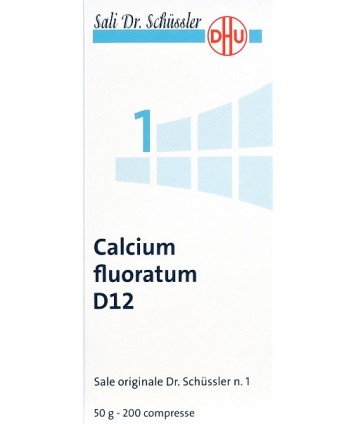 SCHWABE PHARMA CALCIUM FLUORATUM SALE DI SCHLUSSER N.1 D12 50G COMPRESSE