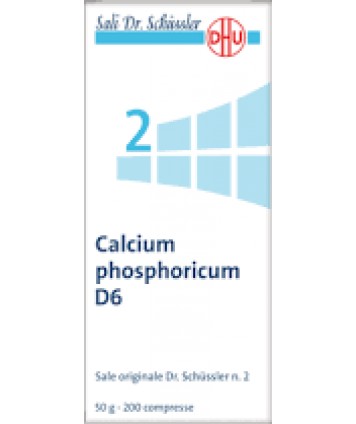 SCHWABE PHARMA CALCIUM PHOSPORICUM SALE DI SCHLUSSER N.2 D6 200 COMPRESSE DHU 50G