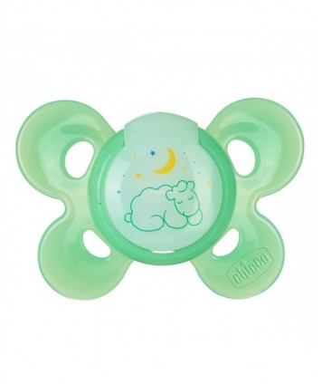 CHICCO SUCCHIETTO PHYSIO COMFORT LUMI CON TETTARELLA IN SILICONE 6-12 MESI