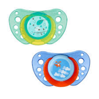 CHICCO SUCCHIETTO PHYSIO AIR CON TETTARELLA IN SILICONE BOY 12+ MESI 2 SUCCHIETTI