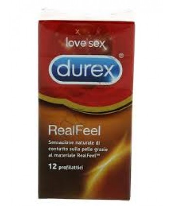 DUREX PROFILATTICO REAL FEEL 12PZ