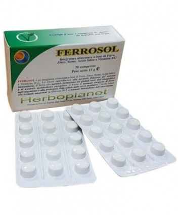 HERBOPLANET FERROSOL 30 COMPRESSE