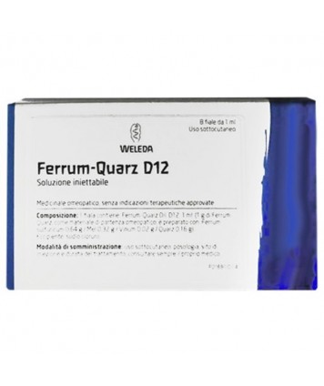 WELEDA FERRUM QUARZ D12 8 FIALE DA 1ML 