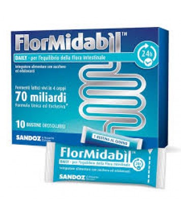 FLORMIDABIL DAILY 10 BUSTINE CON STEVIA