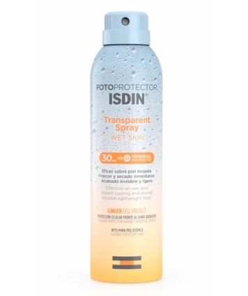 ISDIN FOTOPROTECTOR SPRAY TRASPARENTE WET SKIN SPF30 200ML