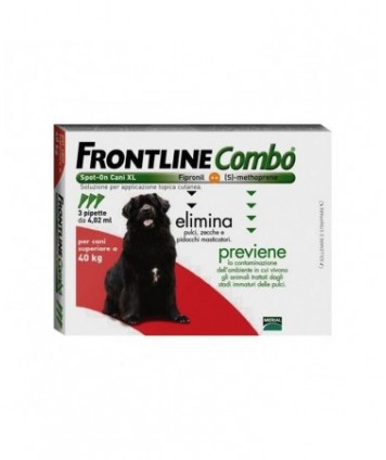 MERIAL FRONTLINE COMBO SPOT-ON CANI +40KG 3 PIPETTE 4,02ML   