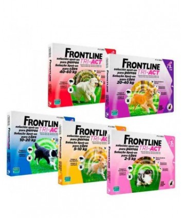MERIAL FRONTLINE TRI-ACT CANI 2-5KG 6 PIPETTE 0,5ML 
