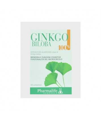 PHARMALIFE GINKGO BILOBA 100% 60 COMPRESSE