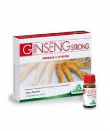 SPECCHIASOL GINSENG STRONG 12 FLACONCINI 10ML 