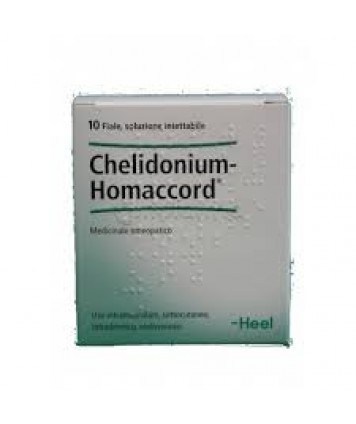 HEEL CHELIDONIUM HOMACCORD 10 FIALE