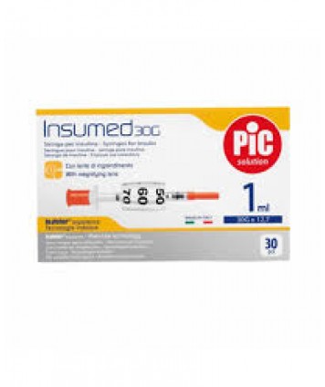 PIC INSUMED SIRINGA PER INSULINA 1ML 30G 100UI 30 SIRINGHE