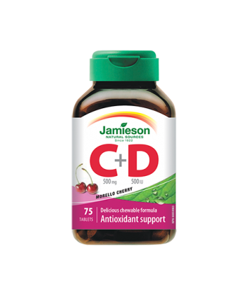 JAMIESON VITAMINA C500 + D 75 COMPRESSE