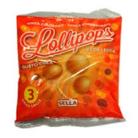 LOLLIPOPS SELLA 3 LECCALECCA GUSTO ARANCIA