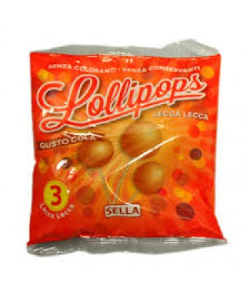 LOLLIPOPS SELLA 3 LECCALECCA GUSTO COLA