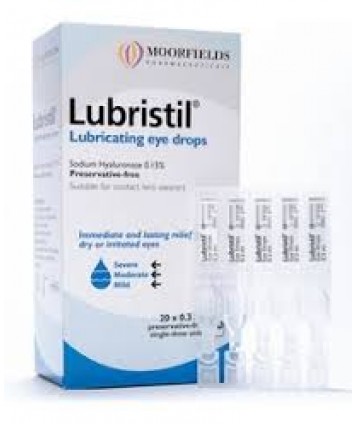 LUBRISTIL SOLUZIONE OFTALMICA 20 FLACONCINI 0,3ML