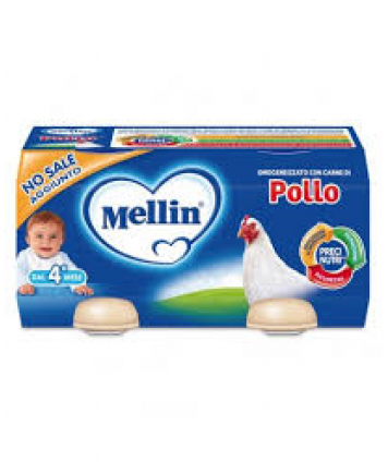 MELLIN OMOGENEIZZATO POLLO 4X80G