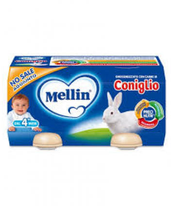 MELLIN OMOGENEIZZATO CONIGLIO 2X120G