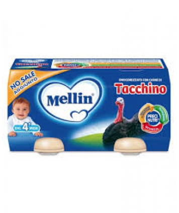 MELLIN OMOGENEIZZATO TACCHINO 4X80G