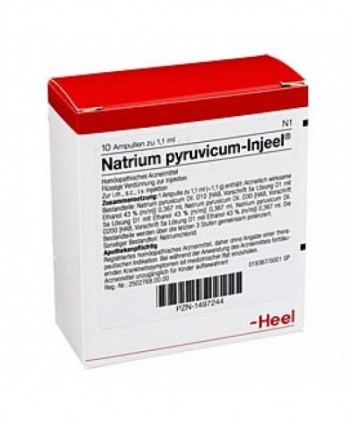 HEEL NATRIUM PYRUVICUM INJEEL 10 FIALE DA 1,1ML 