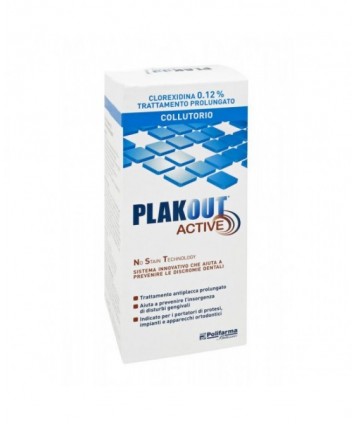 PLAK OUT COLLUTORIO ACTIVE CLORIDRATO 0,20%