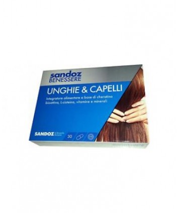 SANDOZ BENESSERE UNGHIE&CAPELLI 30 CAPSULE