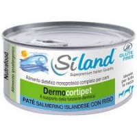 SILAND DIET DERMOCORTIPET CANE PATE' SALMERINO ISLANDESE CON RISO 155G