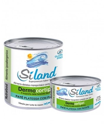 SILAND DIET DERMOCORTIPET GATTO PATE' DI PLATESSA CON PATATE 155G