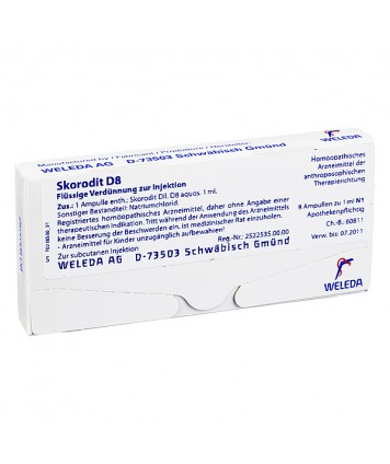 WELEDA SKORODIT D8 8 FIALE DA 1ML 