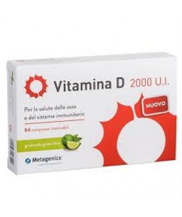 METAGENICS VITAMINA D 2000 UI 84 COMPRESSE 