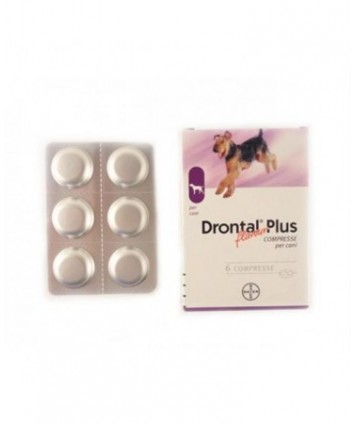 BAYER DRONTAL PLUS FLAVOUR 6 COMPRESSE 