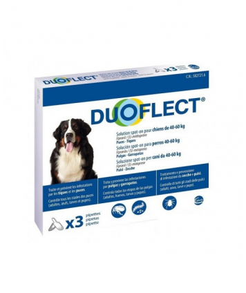 DUOFLECT SPOT-ON CANI 40-60KG 3 PIPETTE 4,24ML 