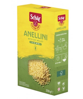 SCHAR PASTA ANELLINI 250GR