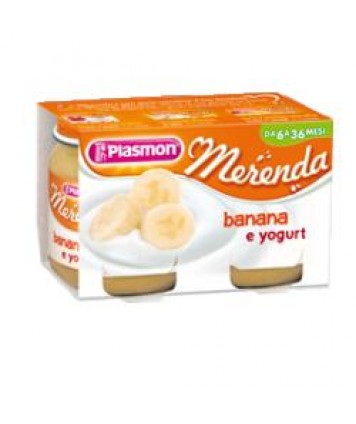 PLASMON MERENDA YOGURT/BANANA 120X2