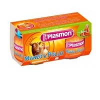 PLASMON OMO MANZO/POLLO 80X2