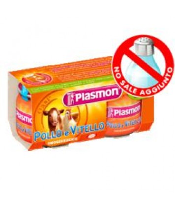 PLASMON OMO VITELLO/POLLO  80X2