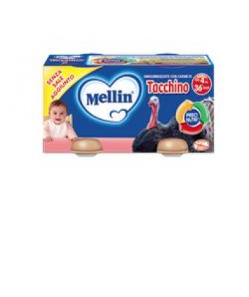 MELLIN OMOGENEIZZATO TACCHINO 2X80G