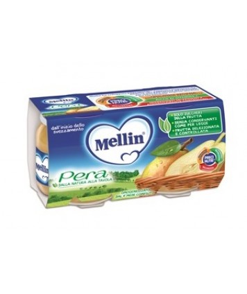 MELLIN OMOGENEIZZATO PERA 2X100G