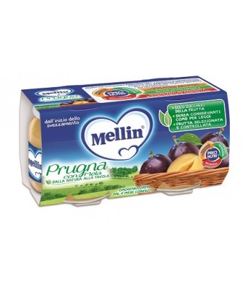 MELLIN OMOGENEIZZATO PRUGNA 2X100G