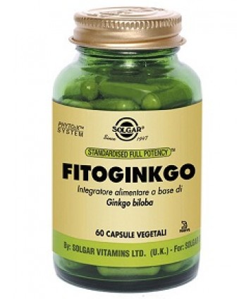 SOLGAR FITOGINKGO 60 CAPSULE VEGETALI 