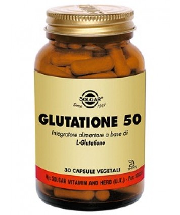 SOLGAR GLUTATIONE 50 30 CAPSULE VEGETALI 