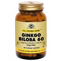 SOLGAR GINKGO BILOBA  60 CAPSULE VEGETALI 