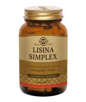 SOLGAR LISINA SIMPLEX 50 CAPSULE VEGETALI 