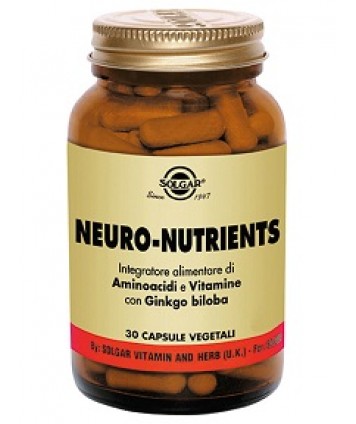 SOLGAR NEURO NUTRIENTS 30 CAPSULE VEGETALI 