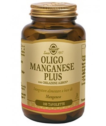 SOLGAR OLIGO MANGANESE PLUS 100 TAVOLETTE 