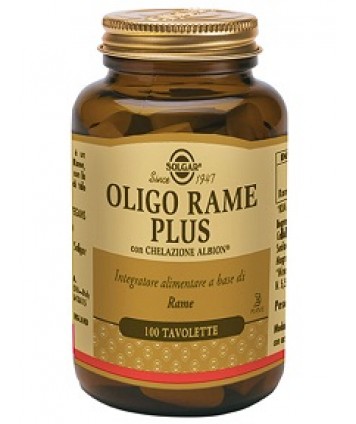 SOLGAR OLIGO RAME PLUS 100 TAVOLETTE 